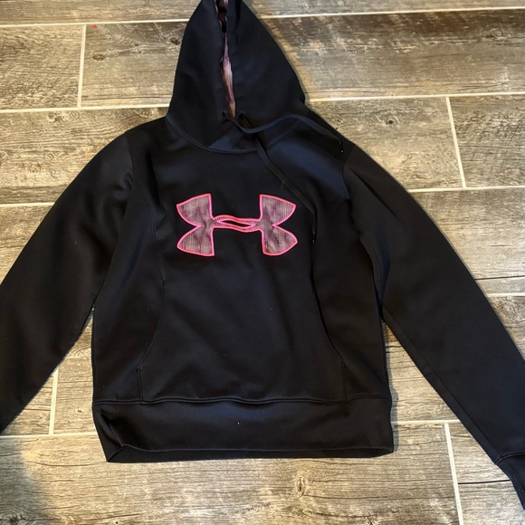 Under Armour Black Jacket with Pink Accents - Picture 1 of 2